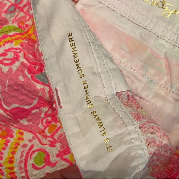 Lilly Pulitzer Callahan Shorts Pink Pout More Kinis in the Keys Size 6 EUC - Picture 4 of 6